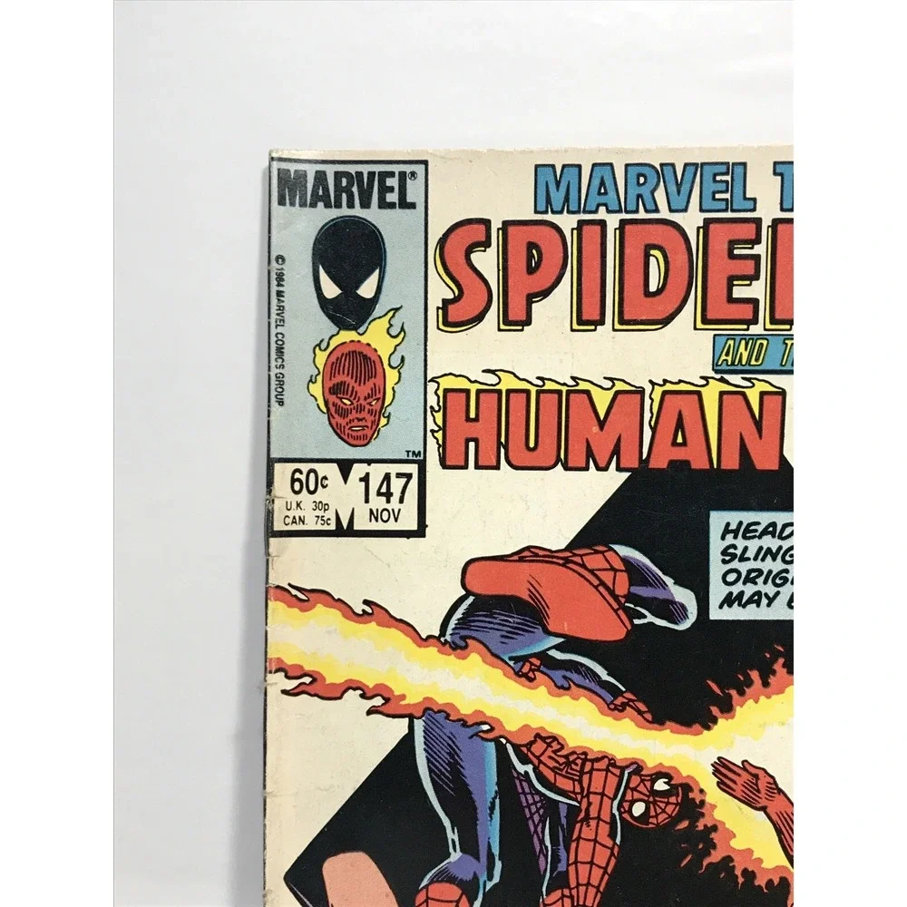 1984 Marvel Team Up: Spider-Man and the Human Torch #147 Marvel Comic Book (k6-4